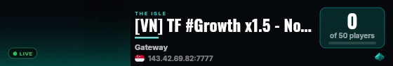 [VN] TF #Growth x1.5 - No Rules live status badge