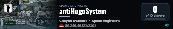 antiHugoSystem live status badge