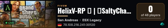 HelixV | [ESX Legacy] live status badge