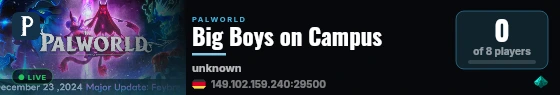 Big Boys on Campus live status badge
