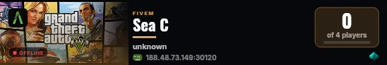 Sea C live status badge
