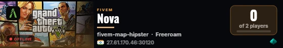 Nova live status badge