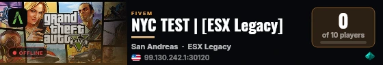 NYC TEST | [ESX Legacy] live status badge