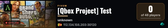 [Qbox Project] Test live status badge