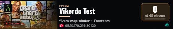 Vikerdo Test live status badge