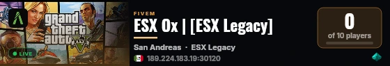 ESX Ox | [ESX Legacy] live status badge