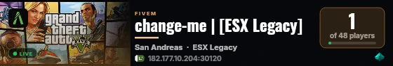 change-me | [ESX Legacy] live status badge