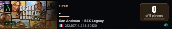 .  live status badge