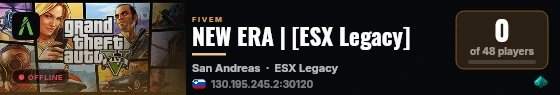 NEW ERA | [ESX Legacy] live status badge