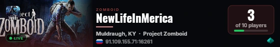 NewLifeInMerica live status badge