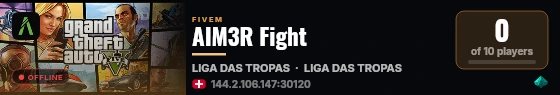 AIM3R Fight live status badge