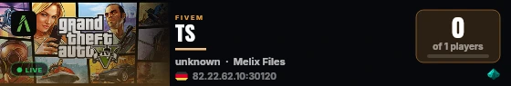 TS live status badge