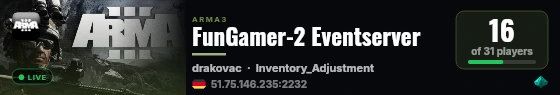 FunGamer-2 Eventserver live status badge
