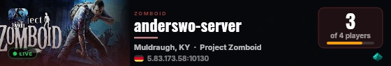 anderswo-server live status badge