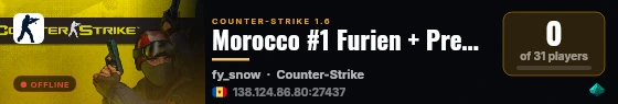 Morocco #1 Furien + Predator [LaserMine] +18 live status badge