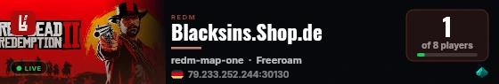 Blacksins.Shop.de live status badge
