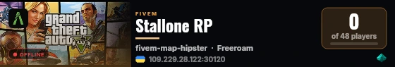 Stallone RP live status badge