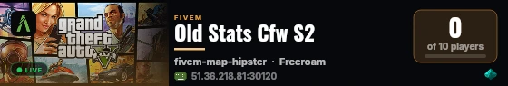 Old Stats Cfw S2 live status badge