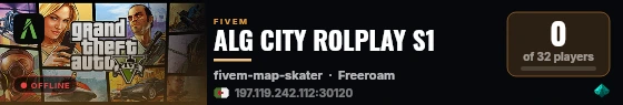 ALG CITY ROLPLAY S1 live status badge