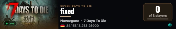 fixed live status badge