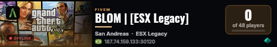 BLOM | [ESX Legacy] live status badge