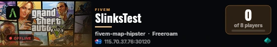 SlinksTest live status badge