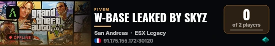 W-BASE LEAKED BY SKYZ live status badge