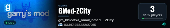 GMod-ZCity live status badge