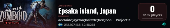 Epsaka island, Japan live status badge