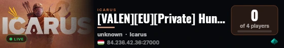 [VALEN][EU][Private] Hungarian Server owned by Favorit5503 live status badge