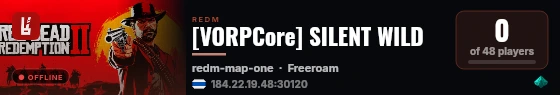 [VORPCore] SILENT WILD live status badge