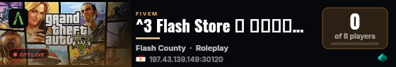 ^3 Flash Store فلاش ستور ^3 live status badge