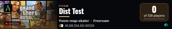 Dist Test live status badge