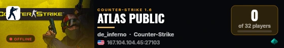 ATLAS PUBLIC live status badge