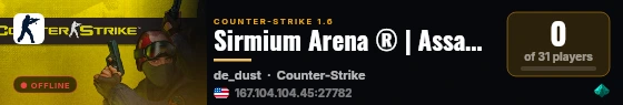 Sirmium Arena ® | Assault Maps Only live status badge