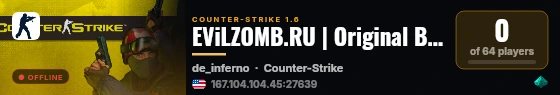 EViLZOMB.RU | Original Biohazard live status badge