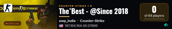 The`Best - @Since 2018 live status badge