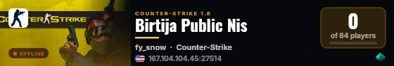 Birtija Public Nis live status badge