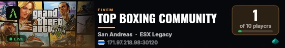 TOP BOXING COMMUNITY live status badge