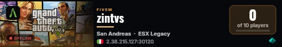 zintvs live status badge