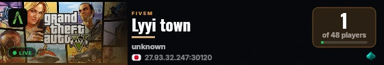 Lyyi town live status badge