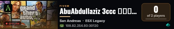 AbuAbdullaziz 3ccc مود شرطه live status badge