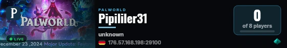 Pipililer31 live status badge