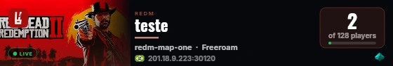teste live status badge