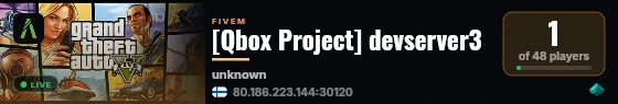 [Qbox Project] devserver3 live status badge