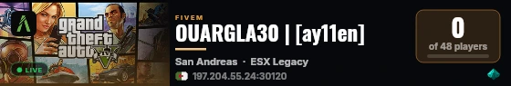 OUARGLA30 | [ay11en] live status badge