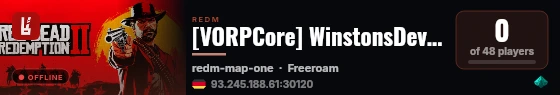 [VORPCore] WinstonsDevWestern live status badge
