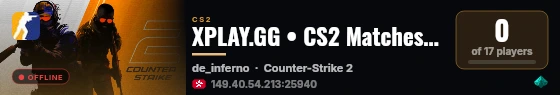 XPLAY.GG • CS2 Matches #266 live status badge