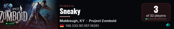 Sneaky live status badge