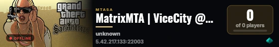 MatrixMTA | ViceCity @MatrixxMTA live status badge
